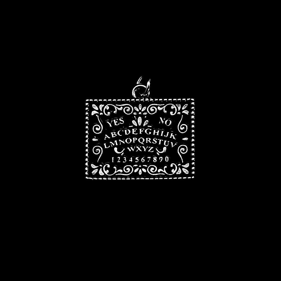 Gothic Ouija Board Pendant