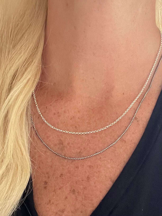 Sterling Silver High Polish Curb Chain